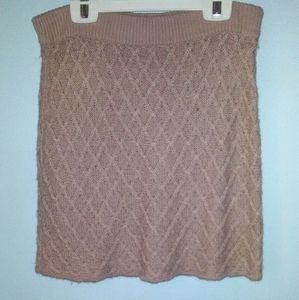 KIMCHI BLUE crochet knit skirt above knee S